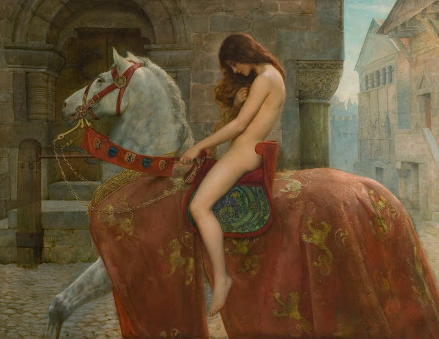 존 콜리어 〈고다이바 부인 Lady Godiva〉 — 관람자도 피핑 톰이 되는 그림의 비밀